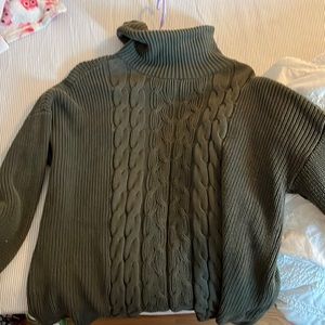 Heavy turtleneck sweater